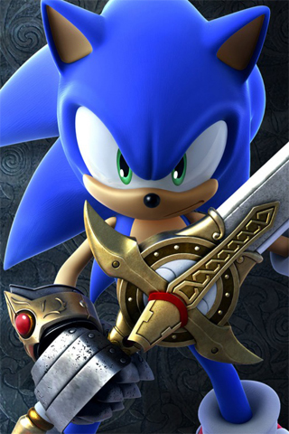 Sonic con una espada - Fondos de Pantalla para Celular