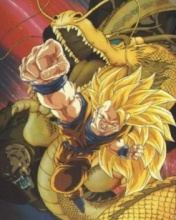 Goku con dragón